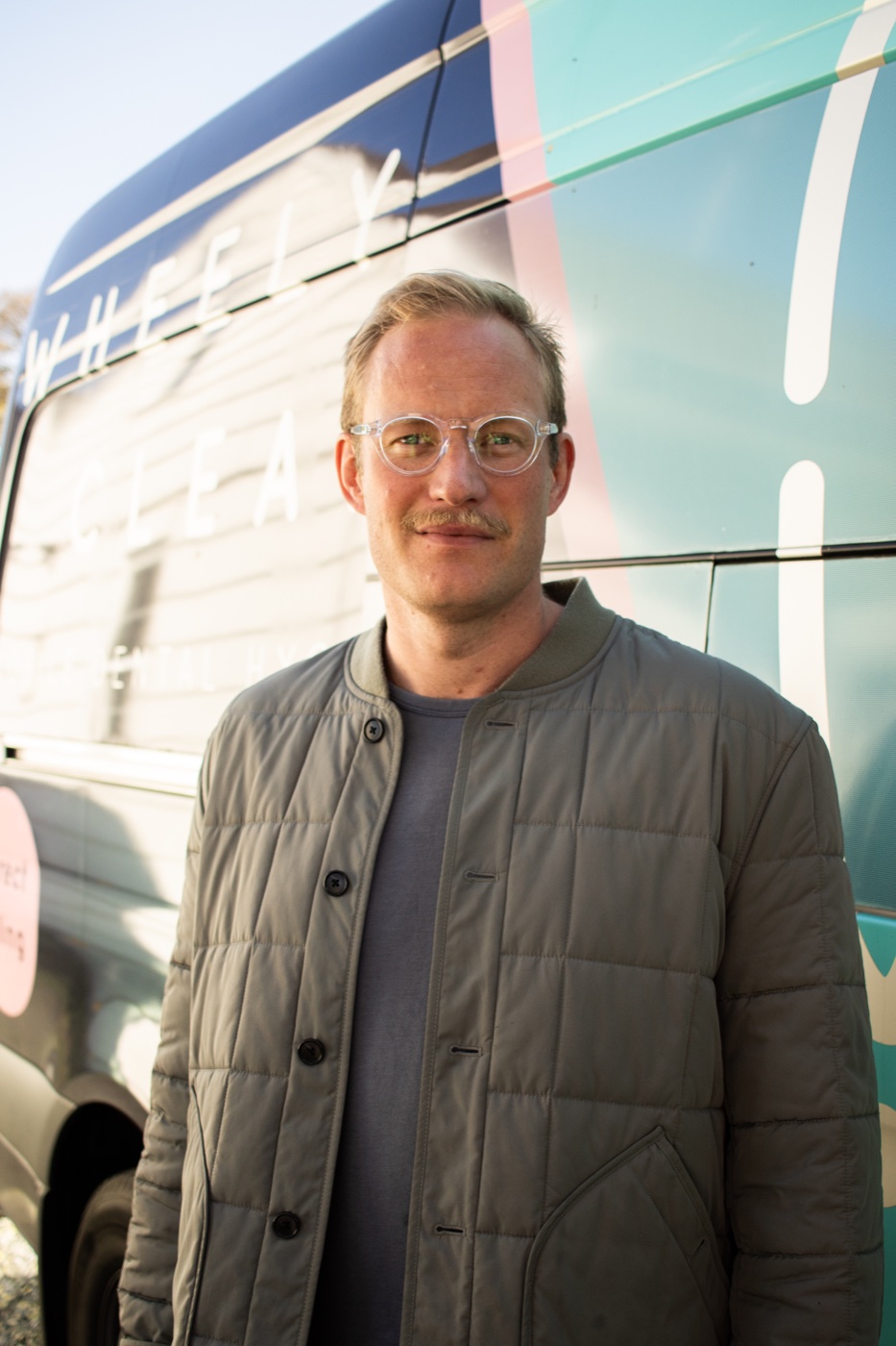 Adam, owner of Wheely Clean
