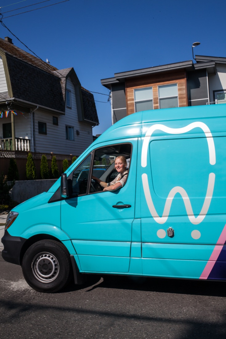 A Wheely Clean van parked on a Victoria residential street